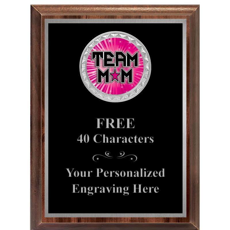 6X8 WOOD EXECUTIVE INS PLQ SV