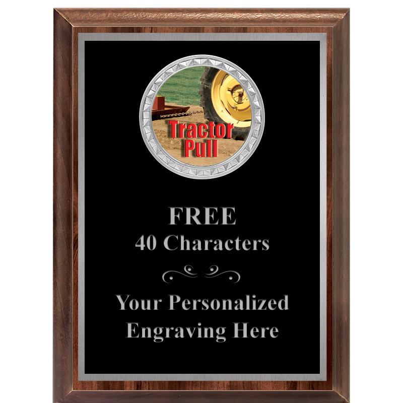 6X8 WOOD EXECUTIVE INS PLQ SV