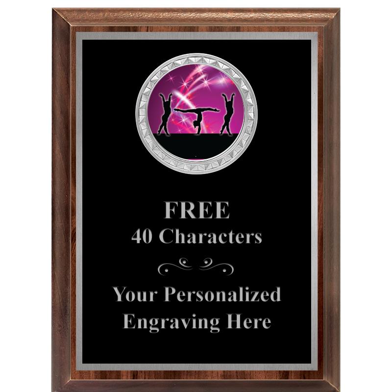 6X8 WOOD EXECUTIVE INS PLQ SV