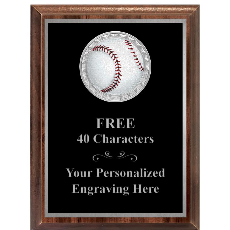 6X8 WOOD EXECUTIVE INS PLQ SV