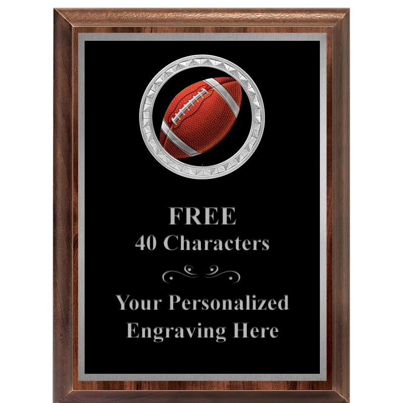 6X8 WOOD EXECUTIVE INS PLQ SV