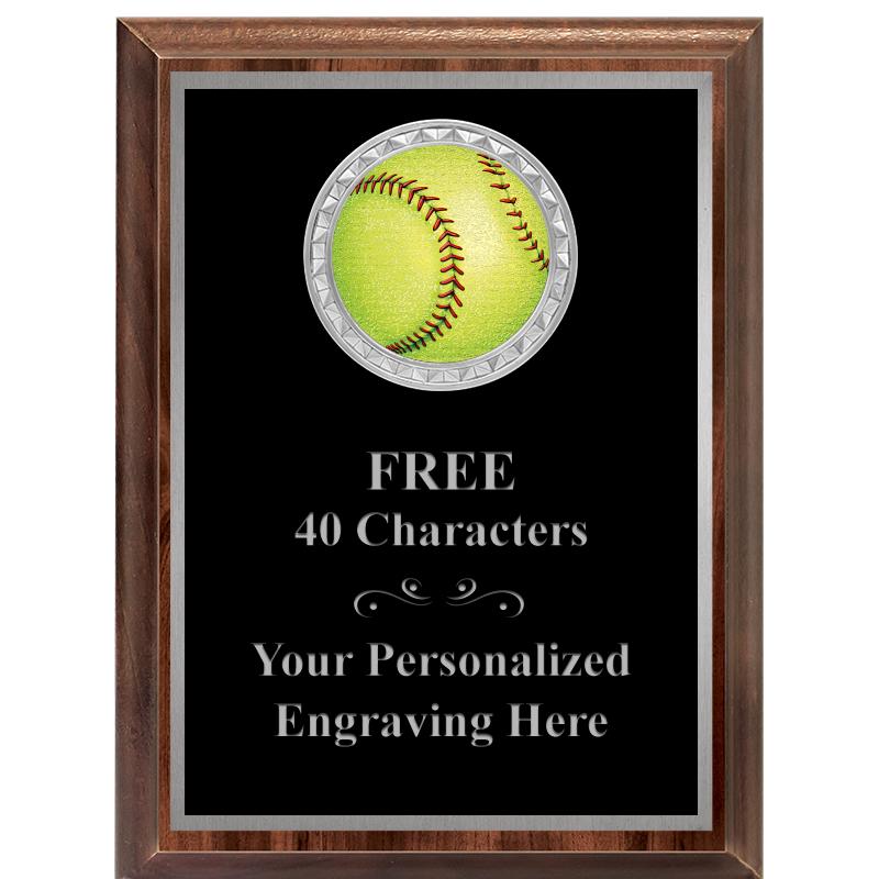 6X8 WOOD EXECUTIVE INS PLQ SV