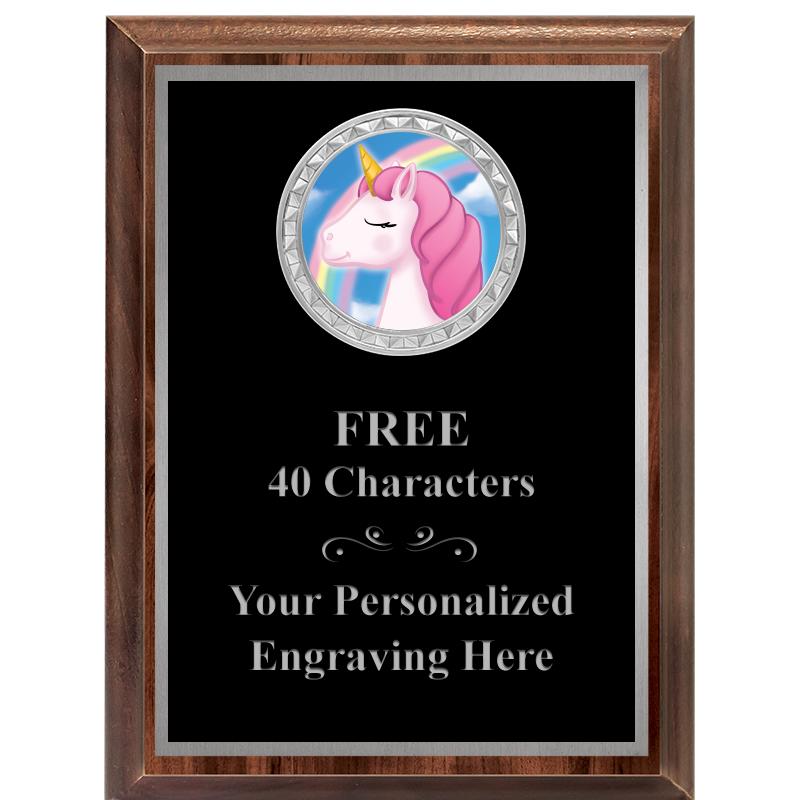 6X8 WOOD EXECUTIVE INS PLQ SV