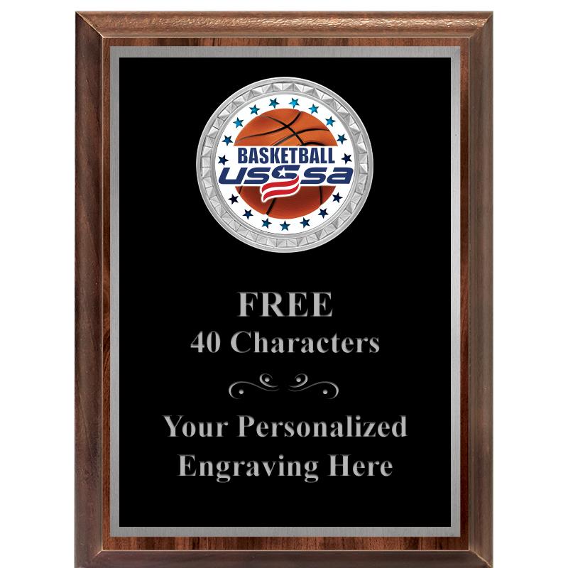 6X8 WOOD EXECUTIVE INS PLQ SV