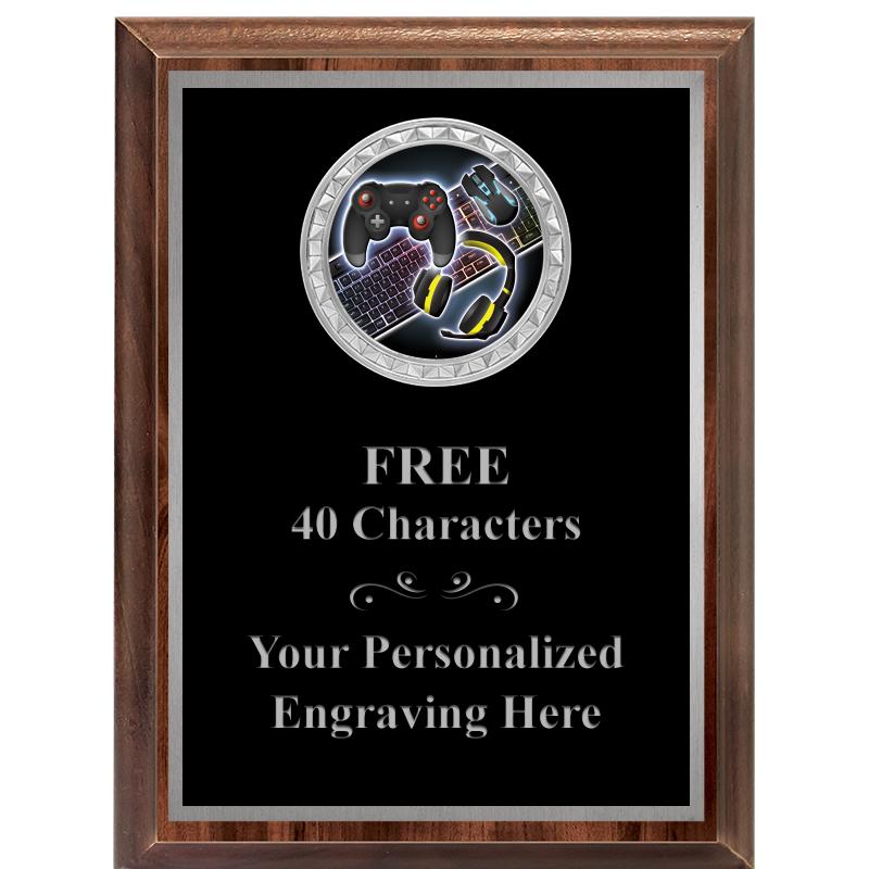 6X8 WOOD EXECUTIVE INS PLQ SV