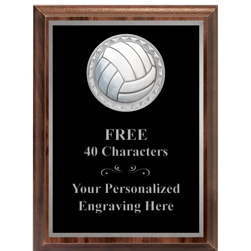 6X8 WOOD EXECUTIVE INS PLQ SV