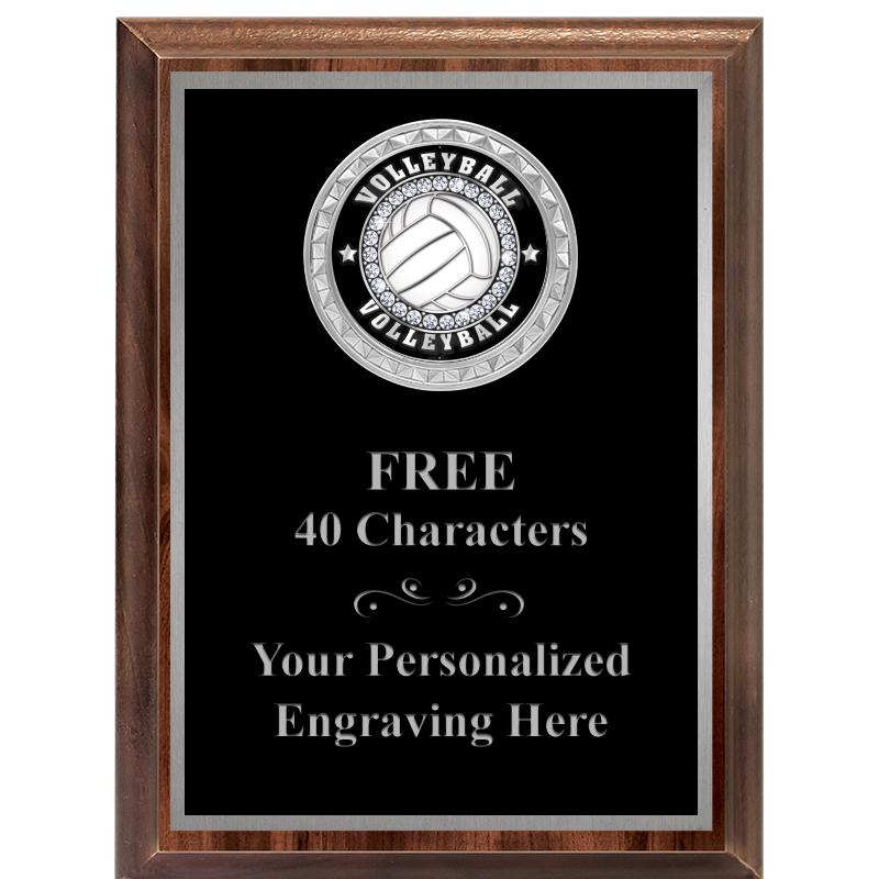 6X8 WOOD EXECUTIVE INS PLQ SV