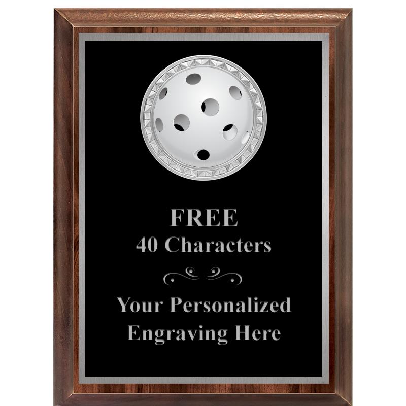 6X8 WOOD EXECUTIVE INS PLQ SV