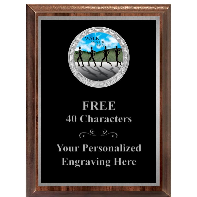 6X8 WOOD EXECUTIVE INS PLQ SV