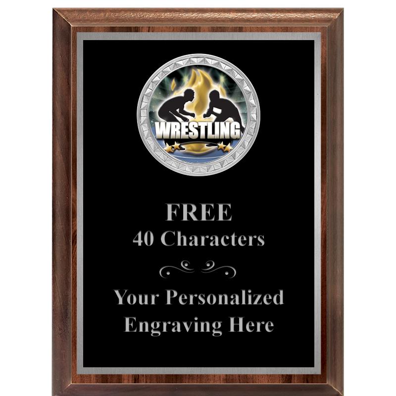 6X8 WOOD EXECUTIVE INS PLQ SV