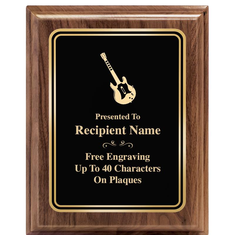 8" X 10" HERITAGE WALNUT PLQ