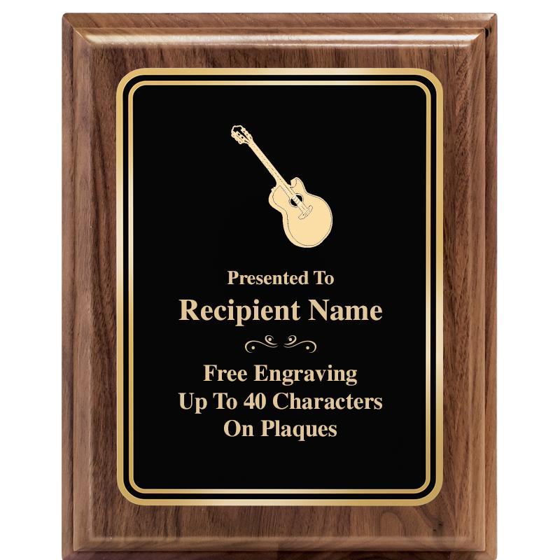 8" X 10" HERITAGE WALNUT PLQ