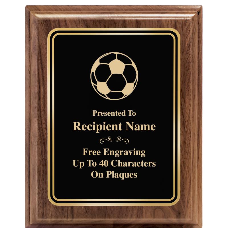 Soccer Plaques Crown Awards
