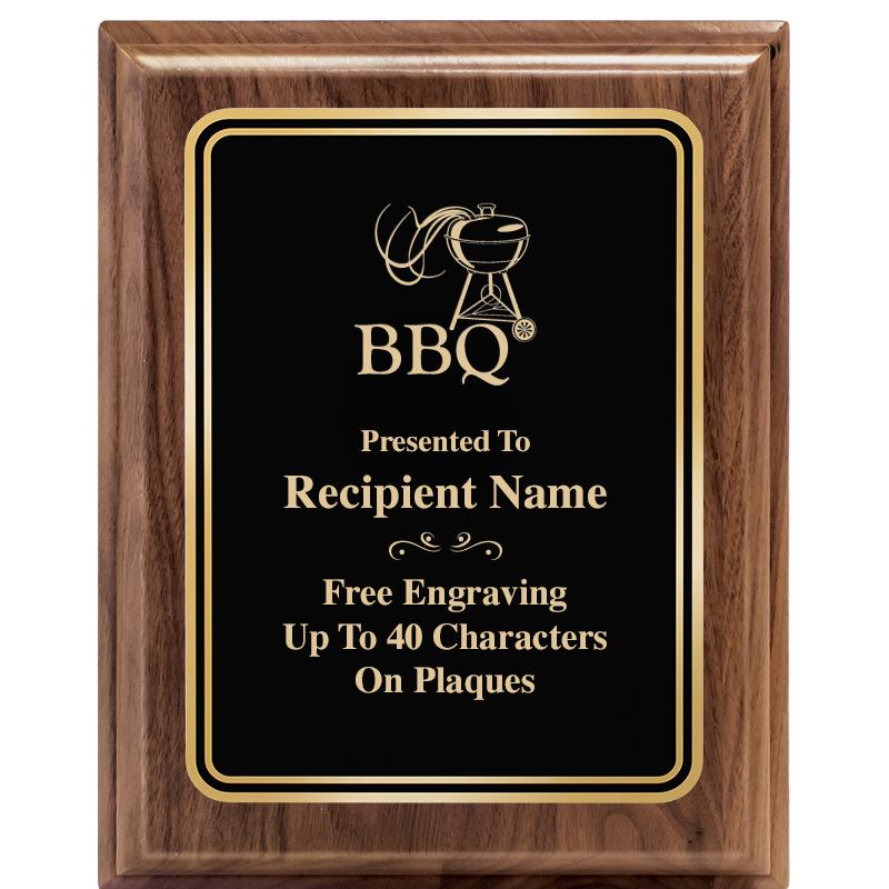 8" X 10" HERITAGE WALNUT PLQ