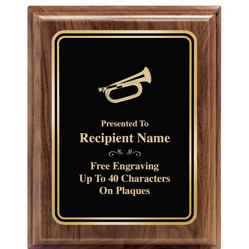 8" X 10" HERITAGE WALNUT PLQ