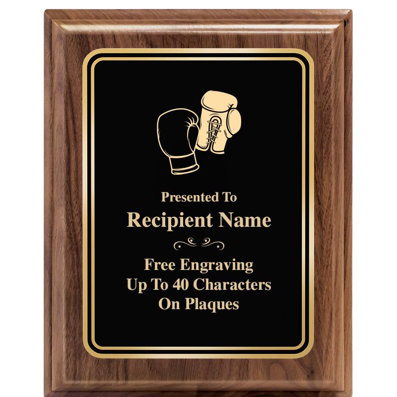 8" X 10" HERITAGE WALNUT PLQ