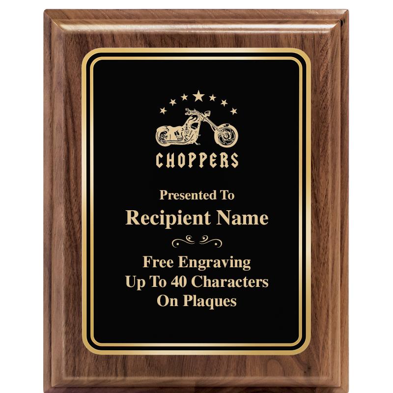 8" X 10" HERITAGE WALNUT PLQ