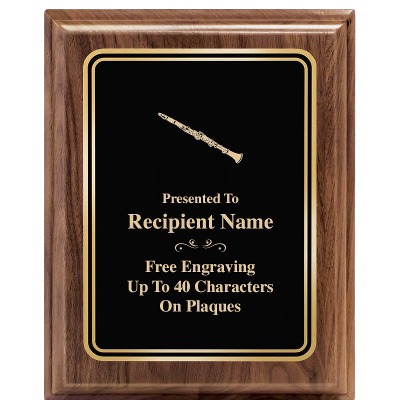 8" X 10" HERITAGE WALNUT PLQ