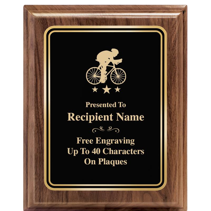 8" X 10" HERITAGE WALNUT PLQ