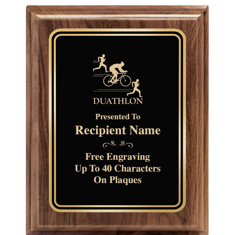 8" X 10" HERITAGE WALNUT PLQ