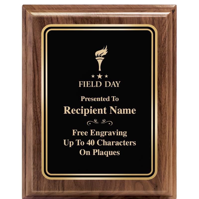 8" X 10" HERITAGE WALNUT PLQ