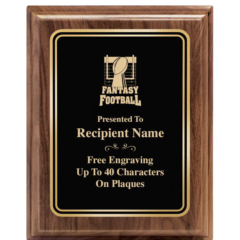 8" X 10" HERITAGE WALNUT PLQ