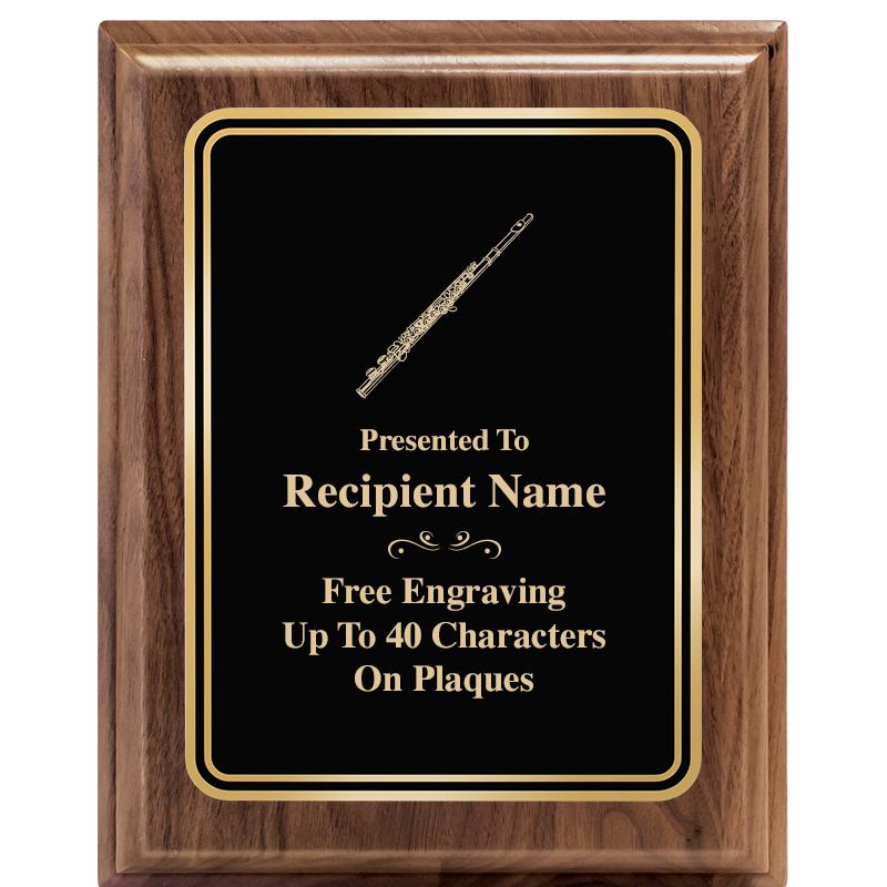 8" X 10" HERITAGE WALNUT PLQ