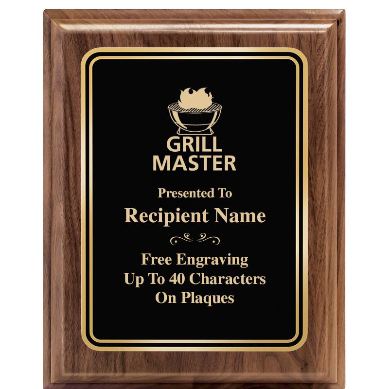 8" X 10" HERITAGE WALNUT PLQ