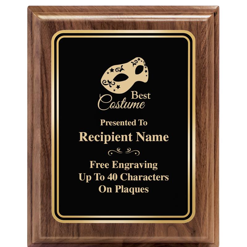 8" X 10" HERITAGE WALNUT PLQ