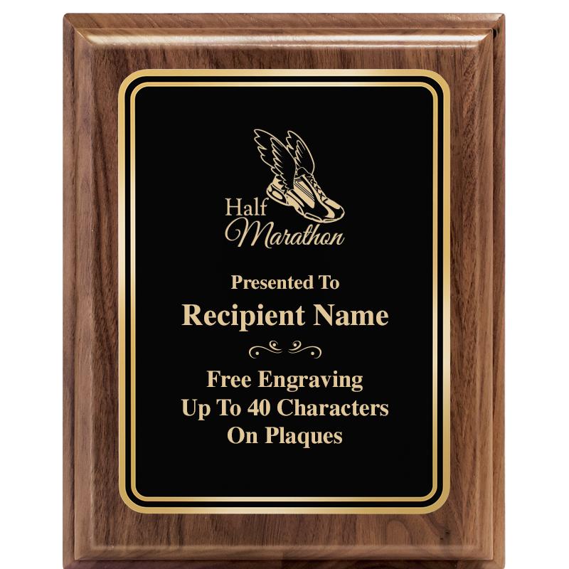 8" X 10" HERITAGE WALNUT PLQ