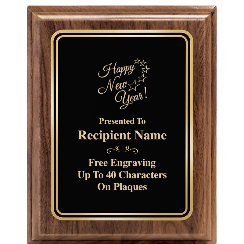 8" X 10" HERITAGE WALNUT PLQ