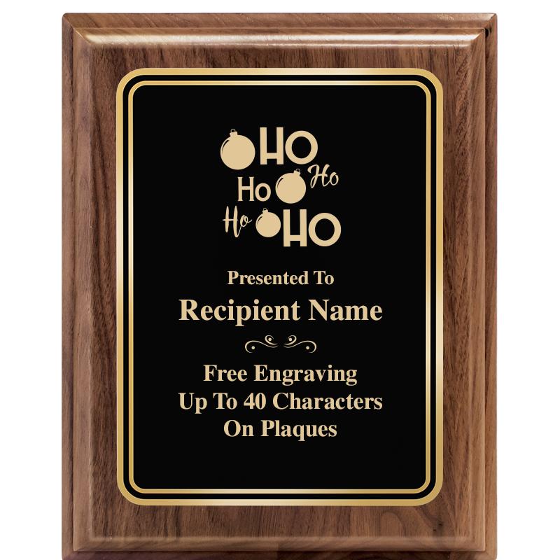 8" X 10" HERITAGE WALNUT PLQ