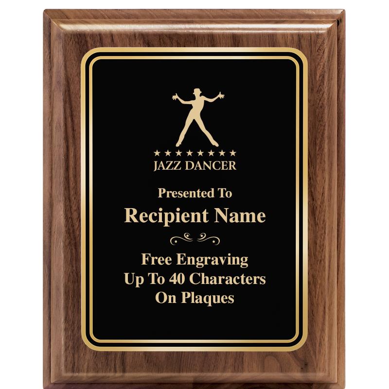 8" X 10" HERITAGE WALNUT PLQ