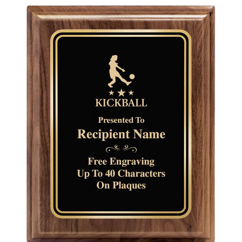 8" X 10" HERITAGE WALNUT PLQ