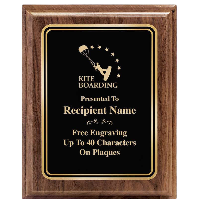 8" X 10" HERITAGE WALNUT PLQ