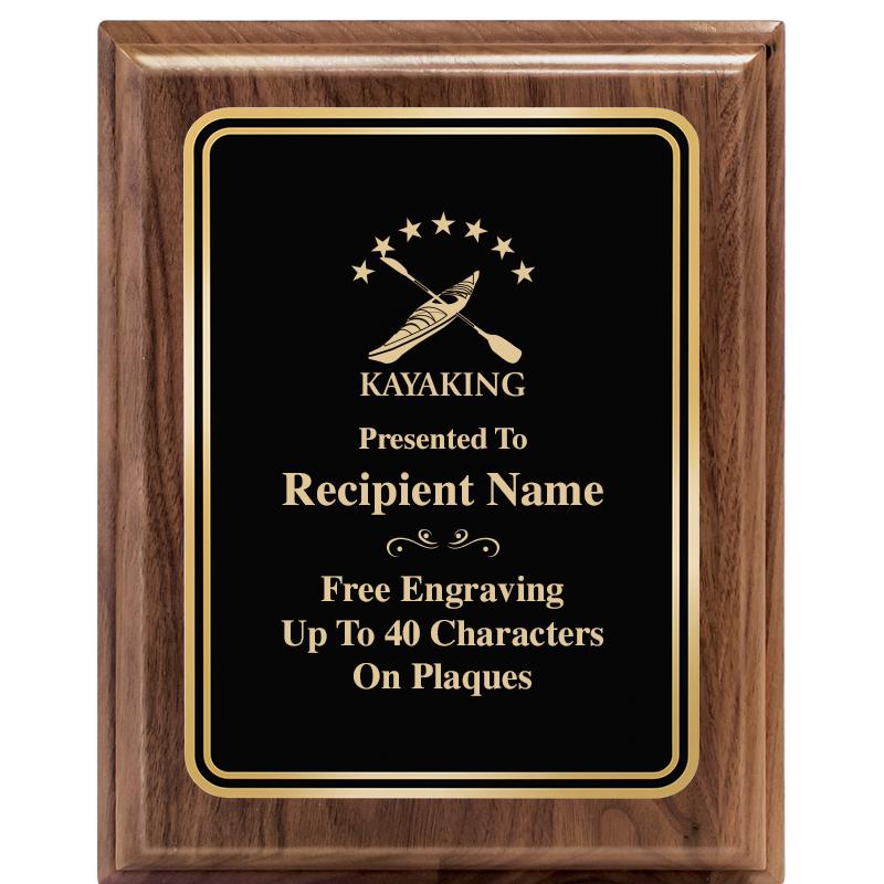 8" X 10" HERITAGE WALNUT PLQ