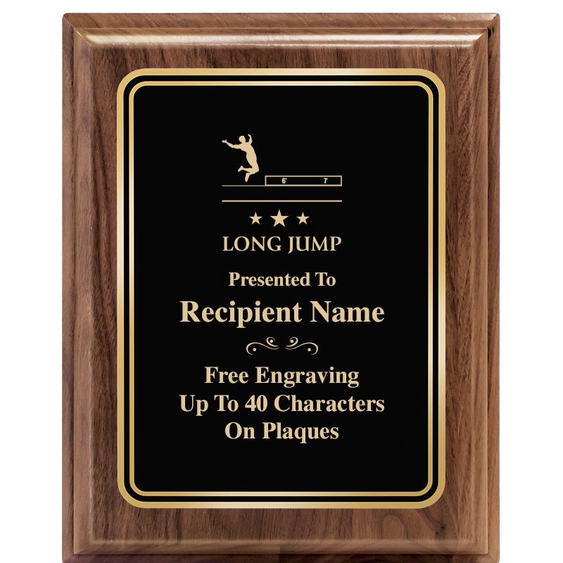 8" X 10" HERITAGE WALNUT PLQ