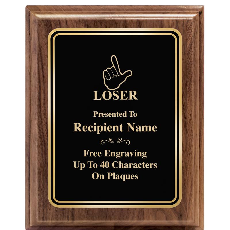 8" X 10" HERITAGE WALNUT PLQ