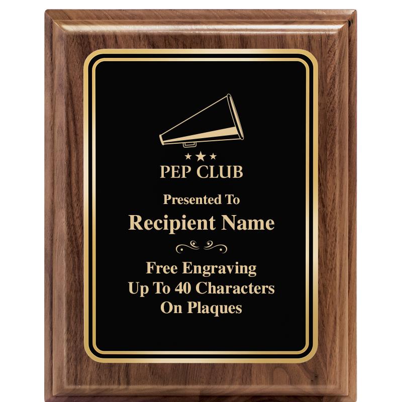 8" X 10" HERITAGE WALNUT PLQ