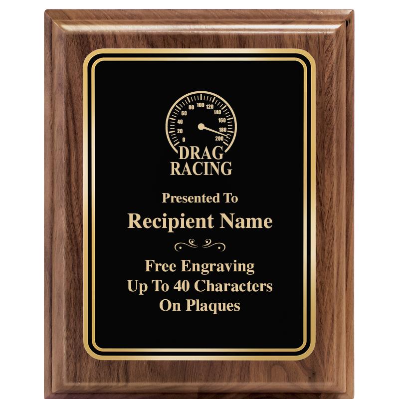 8" X 10" HERITAGE WALNUT PLQ