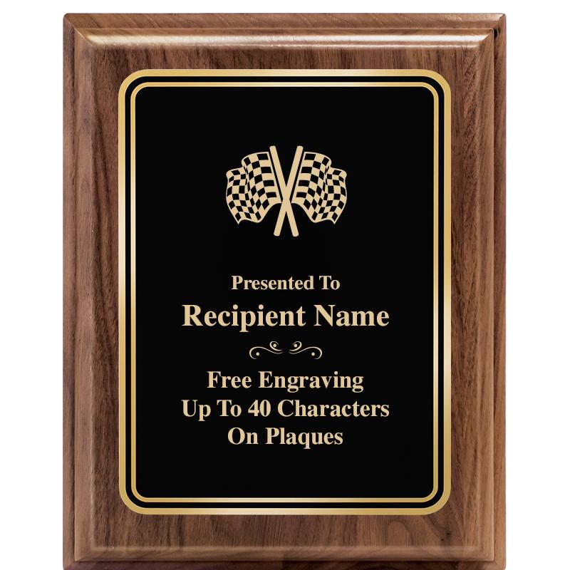 8" X 10" HERITAGE WALNUT PLQ