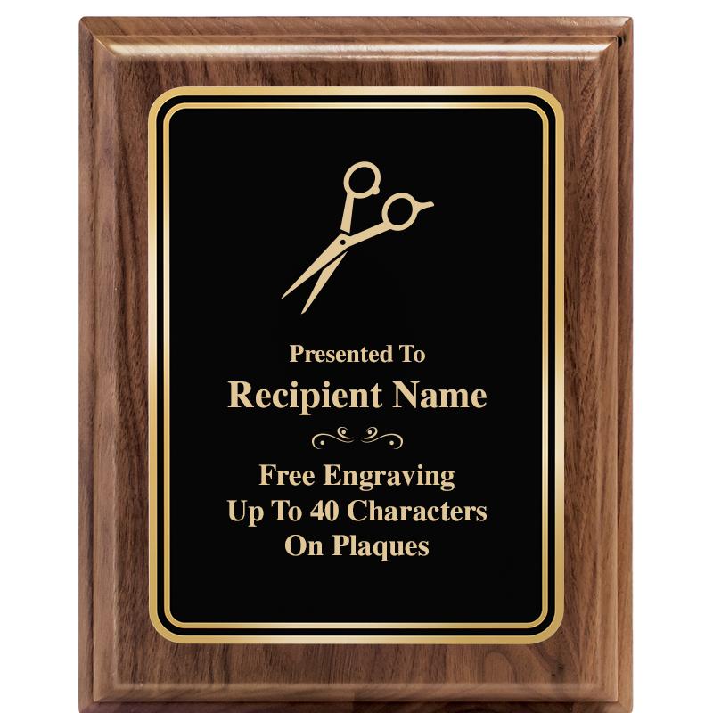 8" X 10" HERITAGE WALNUT PLQ