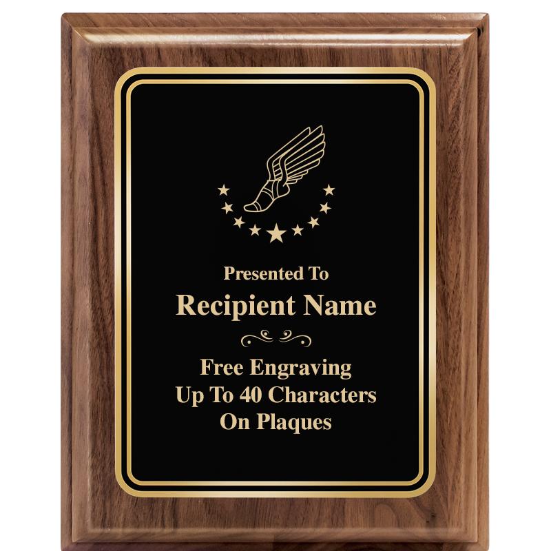 8" X 10" HERITAGE WALNUT PLQ