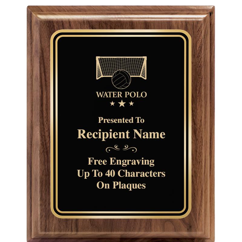 8" X 10" HERITAGE WALNUT PLQ