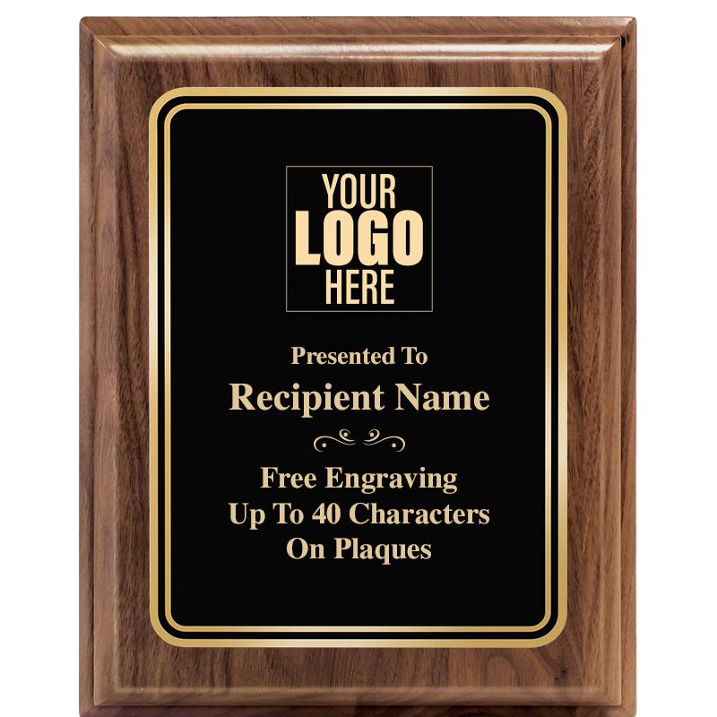 8" X 10" HERITAGE WALNUT PLQ