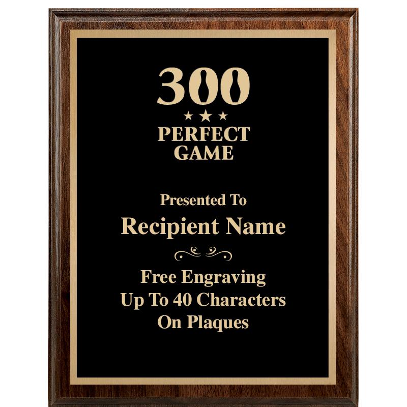 7"X9" WALNUT WOOD PLAQUE