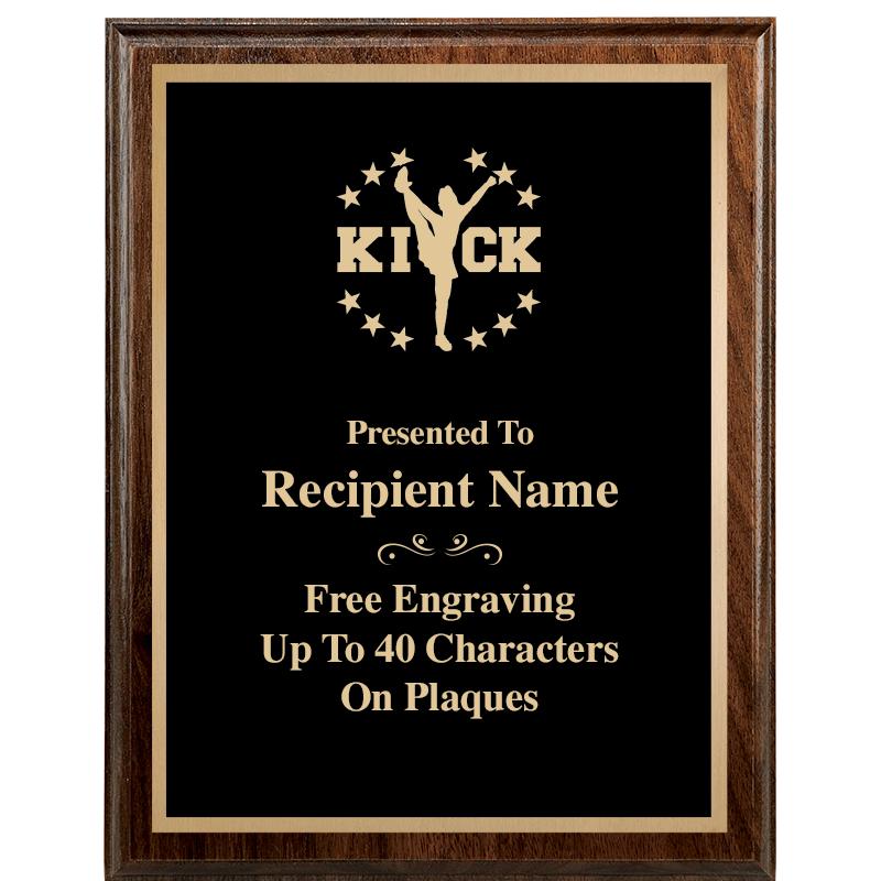 7"X9" WALNUT WOOD PLAQUE