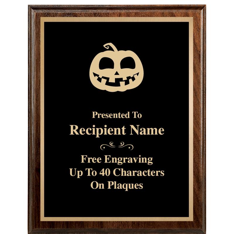 7"X9" WALNUT WOOD PLAQUE