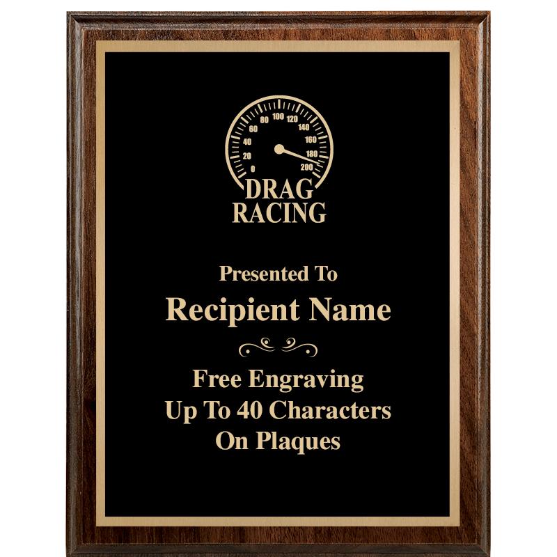 7"X9" WALNUT WOOD PLAQUE