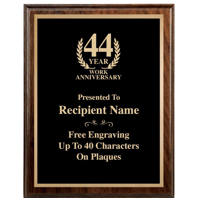 7"X9" WALNUT WOOD PLAQUE